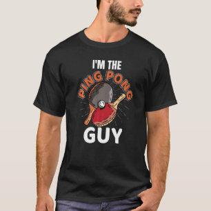 Camiseta Sou o Ping Pong Cara Mesa Pai Men Ping Po