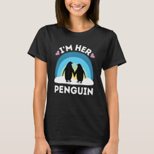 Camiseta Sou o pinguim dela - Casais bonitos