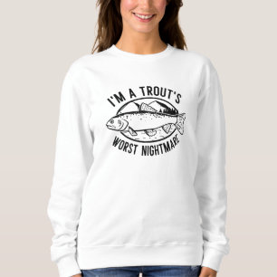 Camiseta Sou o pior pesadelo de uma truta