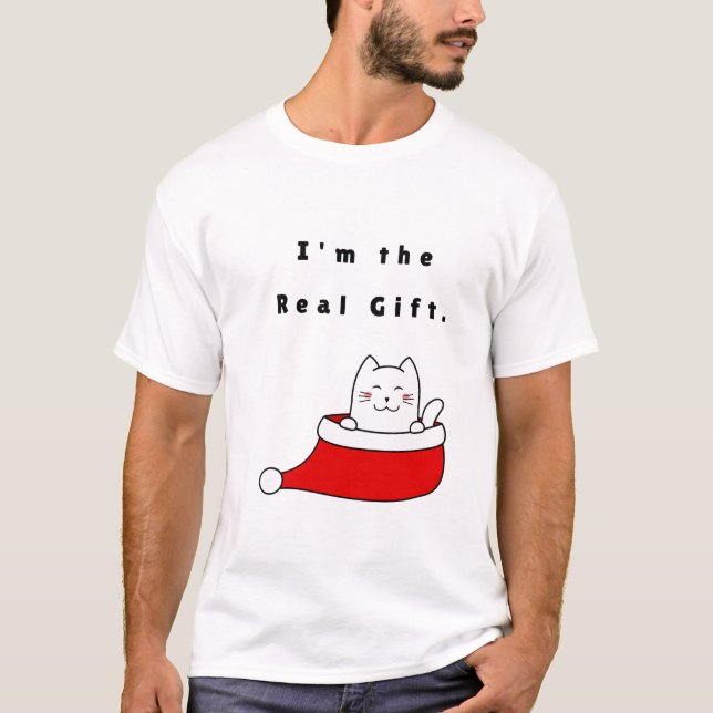 Camiseta Sou o Presente Real. (Frente)