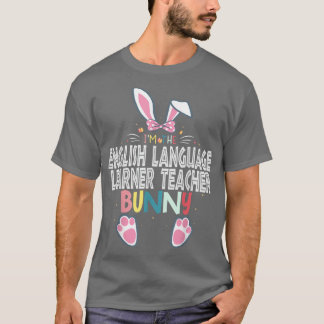 Camiseta Sou o professor de língua inglesa Bunny Eas