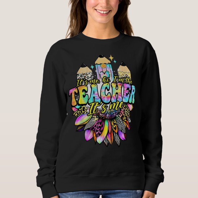 Camiseta Sou o professor Itu2019s Me School Sunf (Frente)