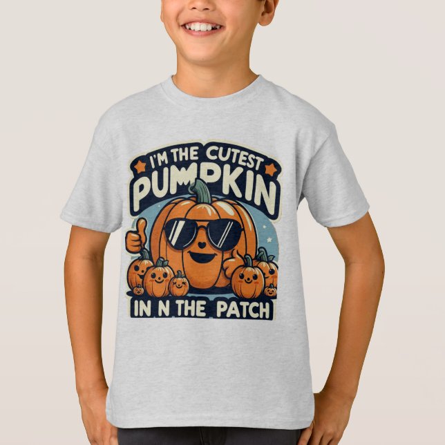 Camiseta Sou o Pumpkin mais fofo do Patch (Frente)
