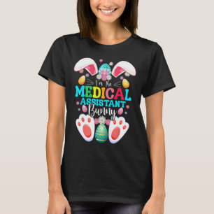 Camiseta Sou o tapete de coelho da Páscoa de coelhinho do I