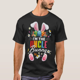 Camiseta Sou o Tio Coelhinho do Dia da Páscoa Familiar