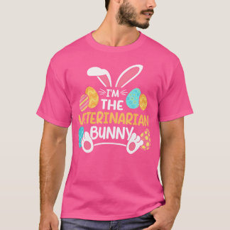 Camiseta Sou O Veterinário Bunny Vet Tech Páscoa Veterina