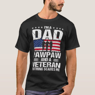Camiseta Sou Pai Papaw Veteran Dia de os pais