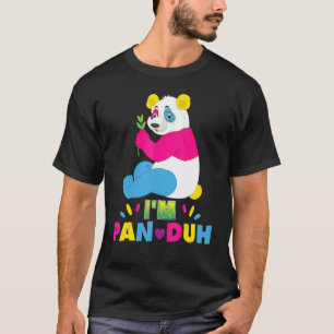 Camiseta Sou Pan Duh Panda Pansexual Arco-íris Orgulho Lgbt