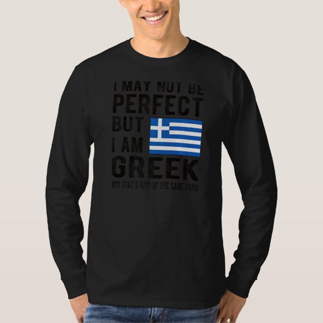 Camiseta Sou Patrimônio da Grécia Grega Raízes Gregas (Frente)