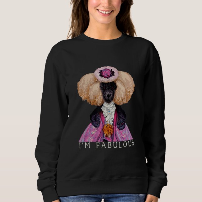 Camiseta Sou perfeita - Marie Antoinette Poodle Portrait (Frente)