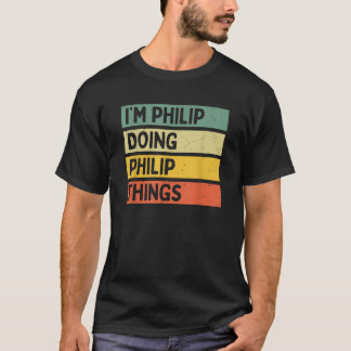 Camiseta Sou Philip Fazendo Coisas Felipe Personalizadas