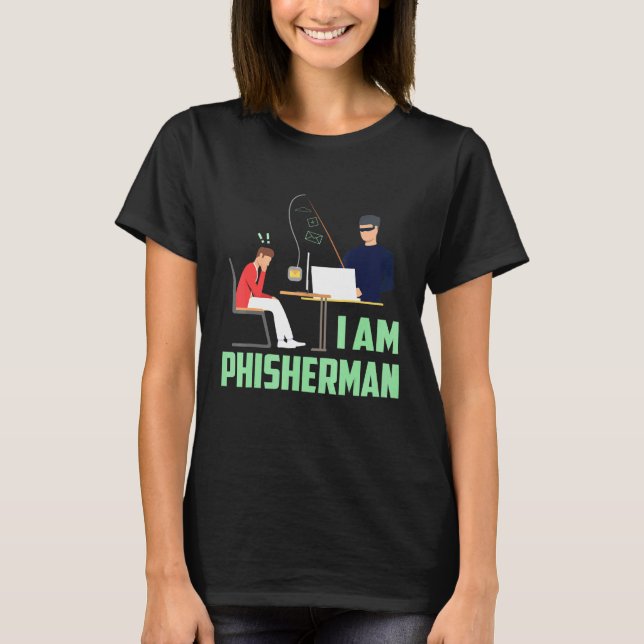 Camiseta Sou Phisherman Hacker (Frente)