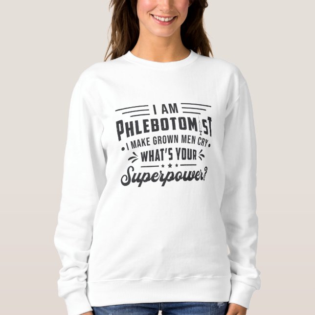Camiseta Sou Phlebotomist Superpower Phlebotomy Gift (Frente)