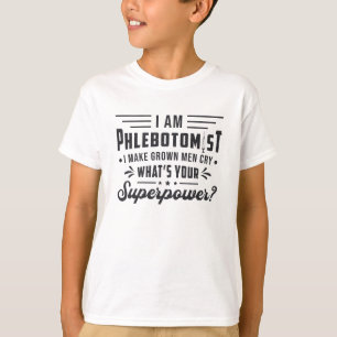 Camiseta Sou Phlebotomist Superpower Phlebotomy Gift