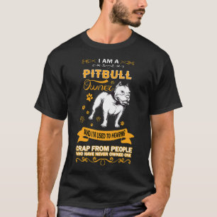 Camiseta Sou Pit Bull Terrier Proprietário Cachorro Pai Mãe