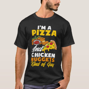 Camiseta Sou Pizza e Galinhas Nuggets Cara Galinha