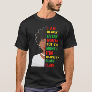 Camiseta Sou Preta Todos Os Meses, Magia Negra Da Avó, Mul