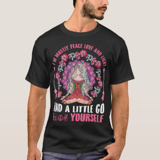 Camiseta SOU Principalmente Paz Amor E Luz Vá Se Danar