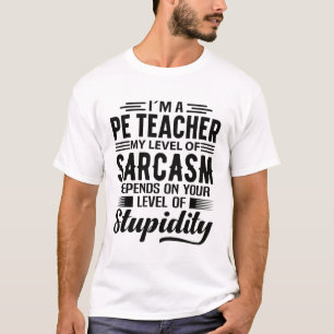 Camiseta Sou professor de educação física