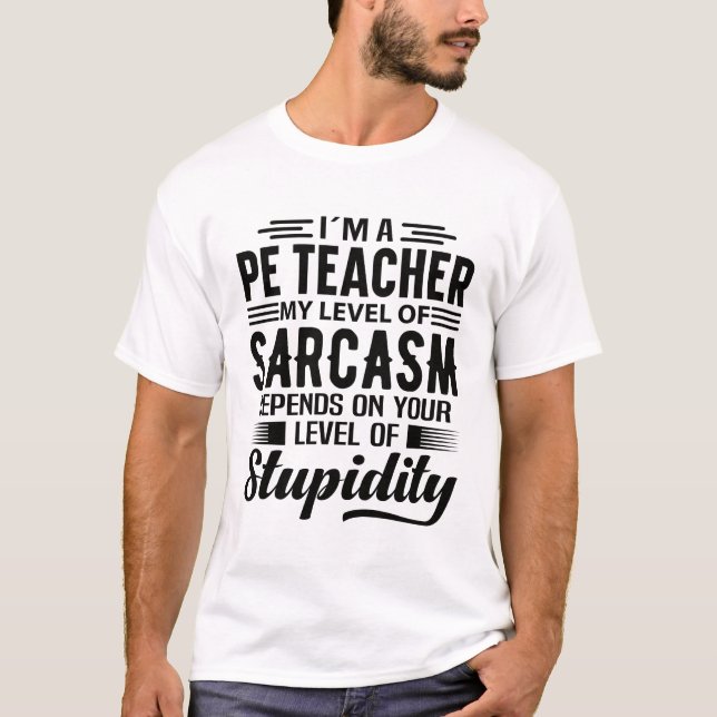 Camiseta Sou professor de educação física (Frente)