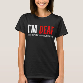 Camiseta Sou professor de Sign Language ASL, surdo american