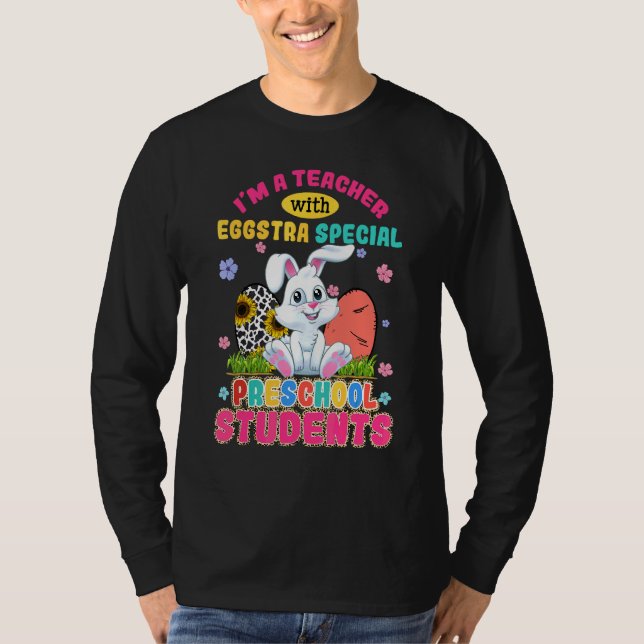 Camiseta Sou Professora com Estudantes de Pré-Escolas de Eg (Frente)