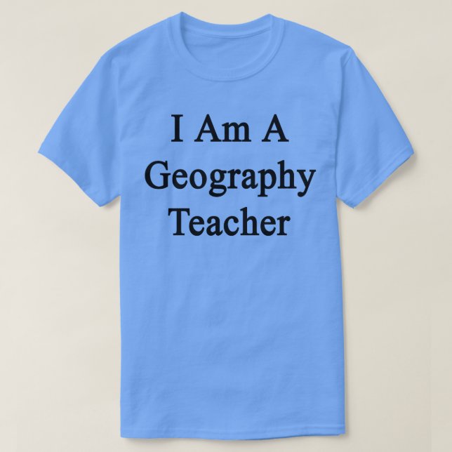 Camiseta Sou Professora De Geografia (Frente do Design)