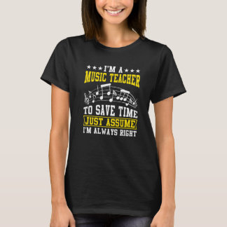Camiseta Sou Professora De Música Para Salvar O Tempo Profe