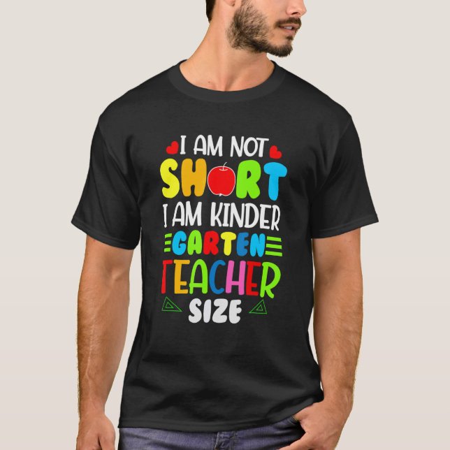 Camiseta Sou Professora do Jardim de Infância para Professo (Frente)