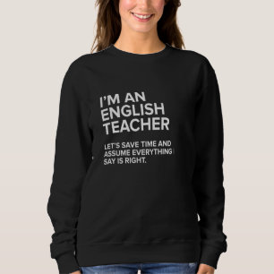 Camiseta Sou Professora Inglesa Engraçada Piada Sarcástica 