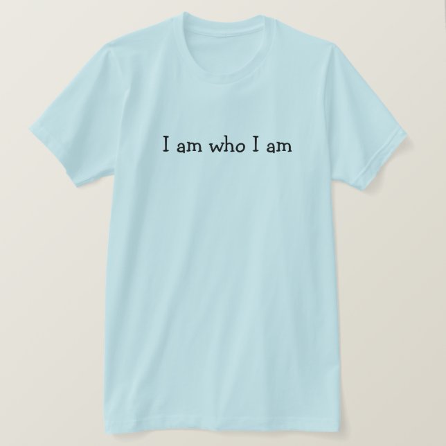 Camiseta Sou Quem Sou (Frente do Design)