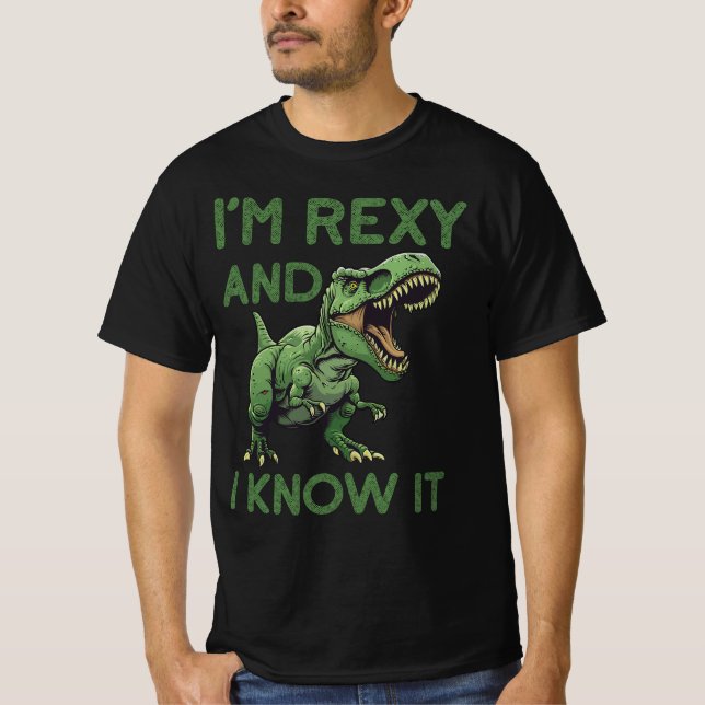 Camiseta Sou Rexy e sei que é engraçado (Frente)