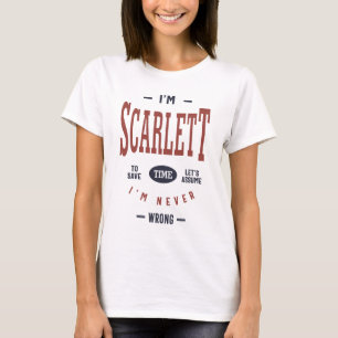 Camiseta Sou Scarlett