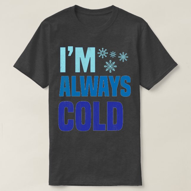 Camiseta Sou Sempre Fria (Frente do Design)