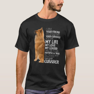 Camiseta Sou Seu Amigo Seu Parceiro Seu Cachorro Eurasier M