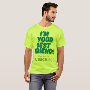 Camiseta Sou seu melhor amigo me abraçando