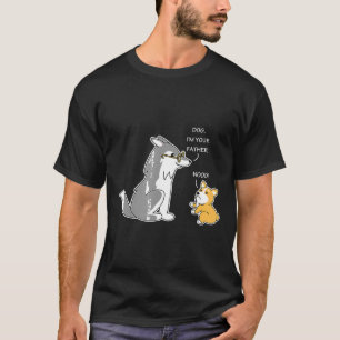 Camiseta Sou Seu Pai Cão Humor Rouco Corgi Engraçado Christ