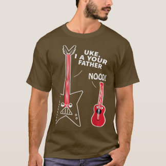 Camiseta Sou Seu Pai Engraçado Ukulele Banjo Guitar M