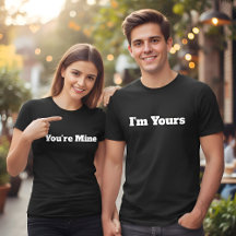 Sou Seu Texto Personalizado Preto Homens Casais