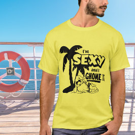 Camiseta Sou Sexy e Gnomo