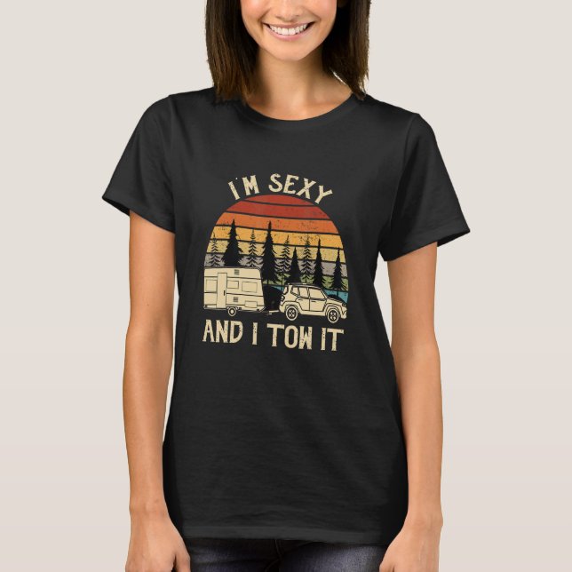 Camiseta Sou Sexy E Reboco O Rv Camper (Frente)