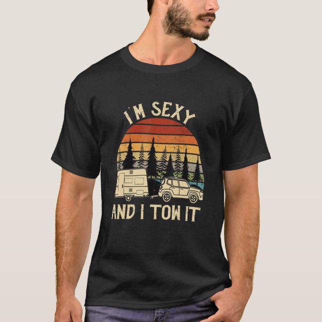 Camiseta Sou Sexy E Reboco O Rv Camper (Frente)