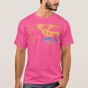 Camiseta Sou Só Eu E A Piscina Do Oceano Nadador Engraçado