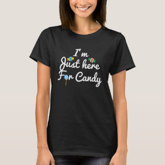 Camiseta Sou só para a roupa de doces