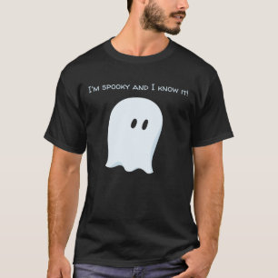 Camiseta "Sou Spooky e sei!" Fantasma