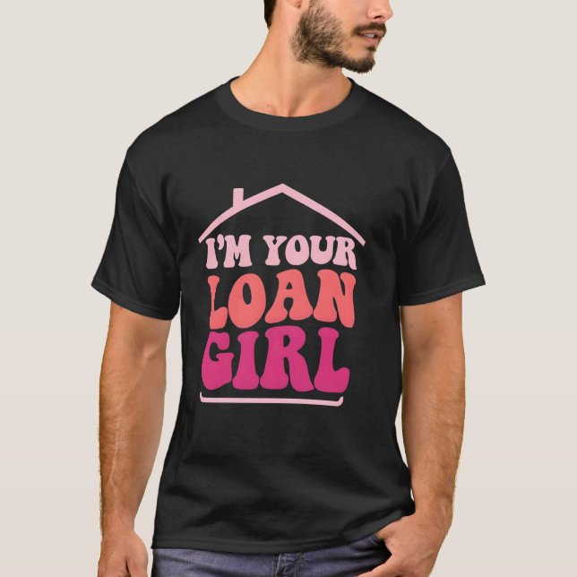 Camiseta Sou Sua Garota de Empréstimo Oficial de Empréstimo (Frente)