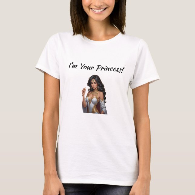 Camiseta Sou sua princesa (Frente)