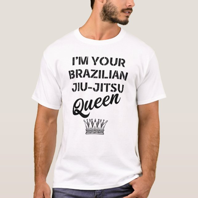 Camiseta Sou Sua Rainha Jiu Jitsu Brasileira (Frente)