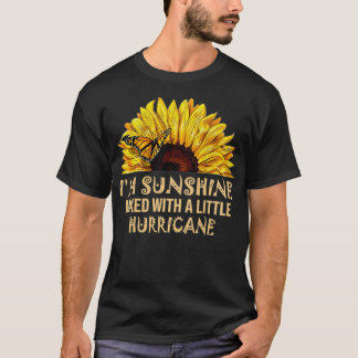 Camiseta Sou Sunshine mied com pequeno furacão.