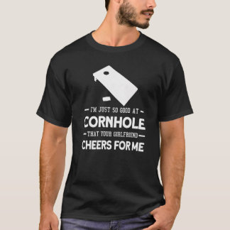 Camiseta Sou tão bom no Cornhole
